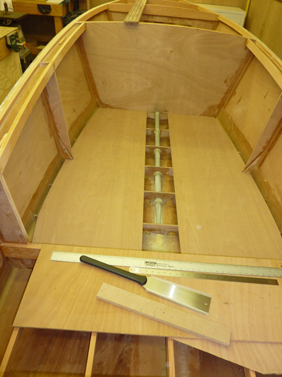 Sole side boards dry fit