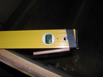 Spirit level equiped as a scribe
