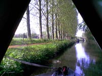 Looking out towards Froudes bridge through the cratch