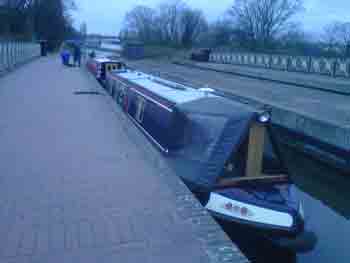 In the viaduct over the North Circular