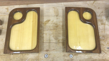 Trays re-coated